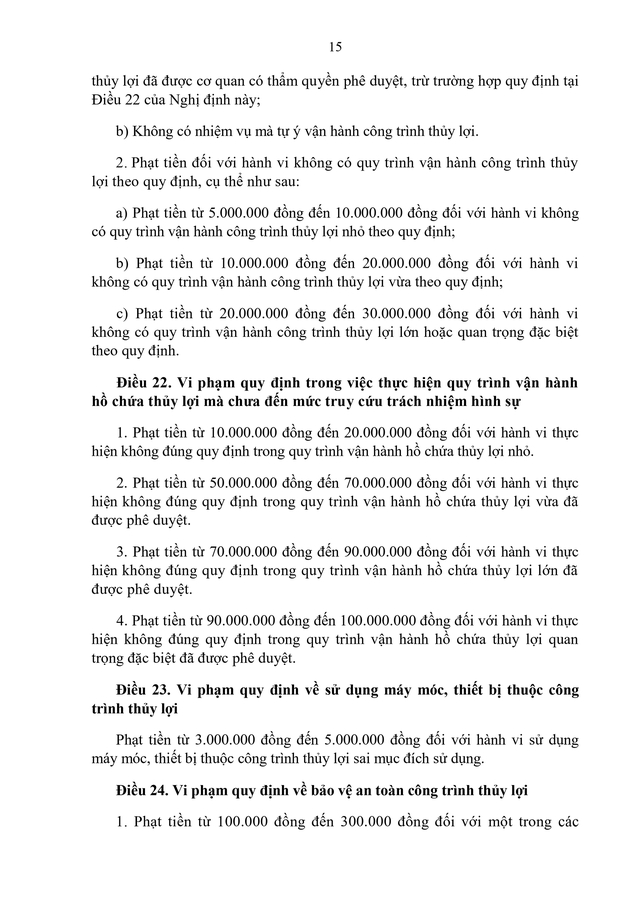 Văn bản hợp nhất 68/VBHN-BNNMT về xử phạt vi phạm hành chính lĩnh vực phòng chống thiên tai- Ảnh 15.