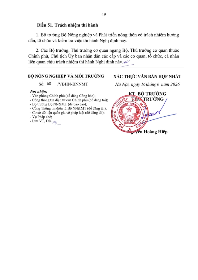 Văn bản hợp nhất 68/VBHN-BNNMT về xử phạt vi phạm hành chính lĩnh vực phòng chống thiên tai- Ảnh 49.