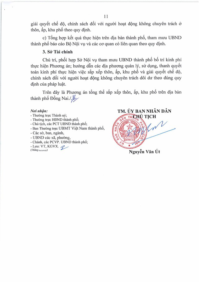 Phương án tổng thể sắp xếp thôn, tổ dân phố và chế độ, chính sách đối với người hoạt động không chuyên trách của TP Đồng Nai- Ảnh 11.