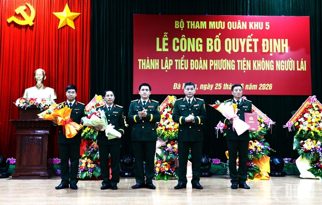 Thành lập Tiểu đoàn Phương tiện không người lái trực thuộc Bộ Tham mưu các Quân khu- Ảnh 1.