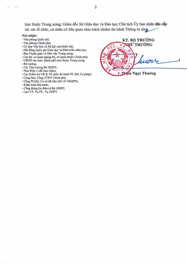 Thông tư 48/2026/TT-BGDĐT: Quy chế tổ chức, hoạt động của trường phổ thông tư thục- Ảnh 6.