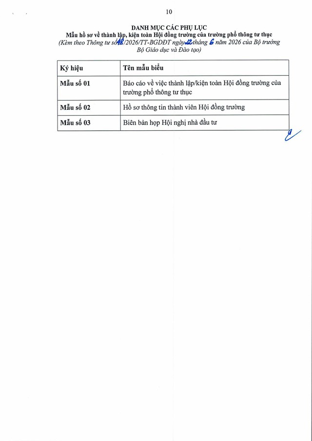 Thông tư 48/2026/TT-BGDĐT: Quy chế tổ chức, hoạt động của trường phổ thông tư thục- Ảnh 16.