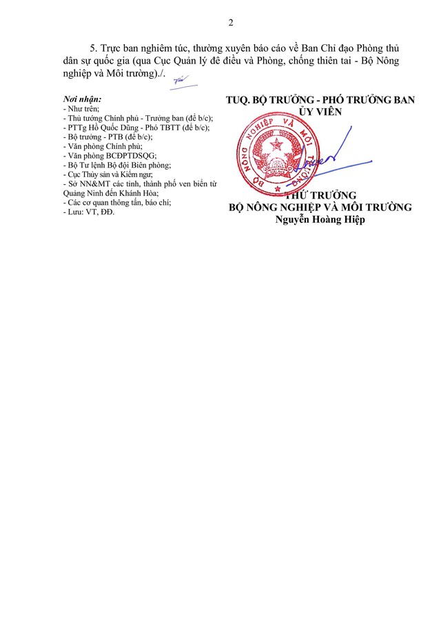 TIN ÁP THẤP NHIỆT ĐỚI và các chỉ đạo, hướng dẫn ứng phó- Ảnh 4.