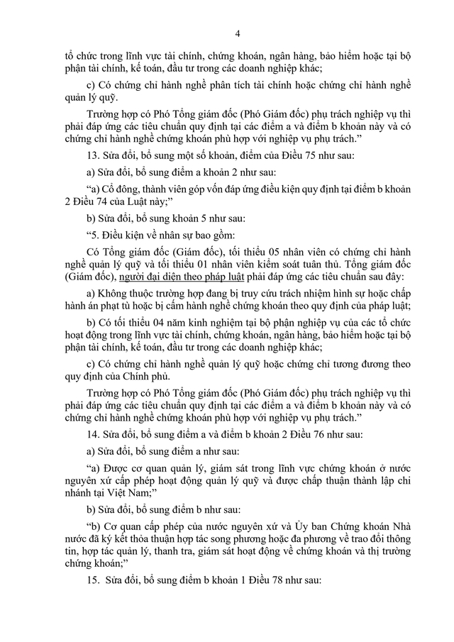 Dự thảo Luật sửa đổi, bổ sung một số điều của Luật Chứng khoán - Ảnh 4. Dự thảo Luật sửa đổi, bổ sung một số điều của Luật Chứng khoán - Ảnh 4.