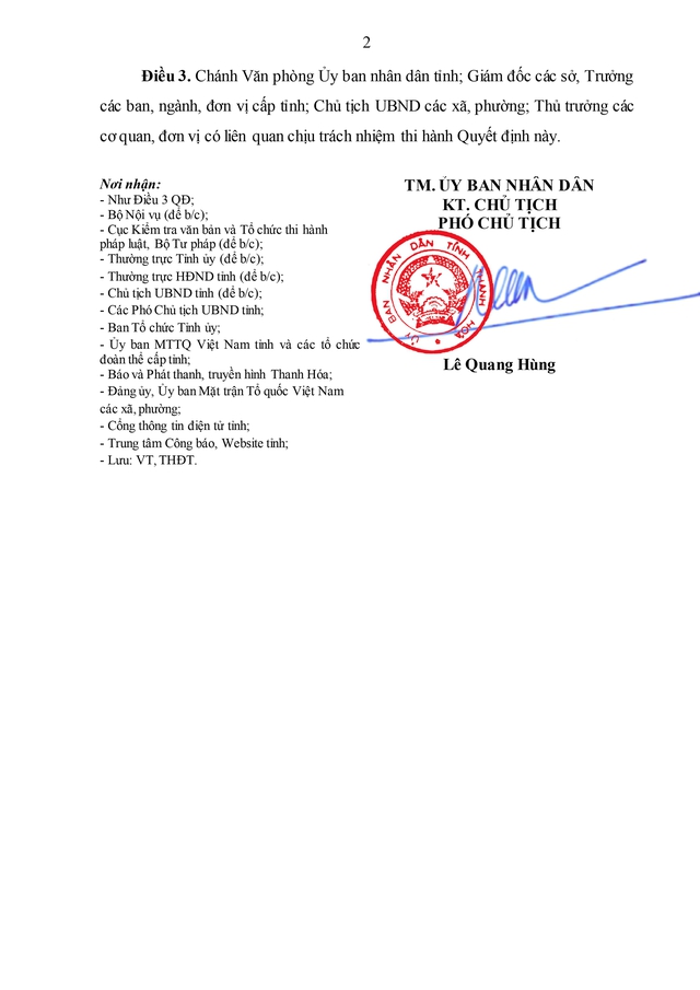 Thanh Hóa ban hành Quy chế tổ chức và hoạt động của thôn, tổ dân phố- Ảnh 2.