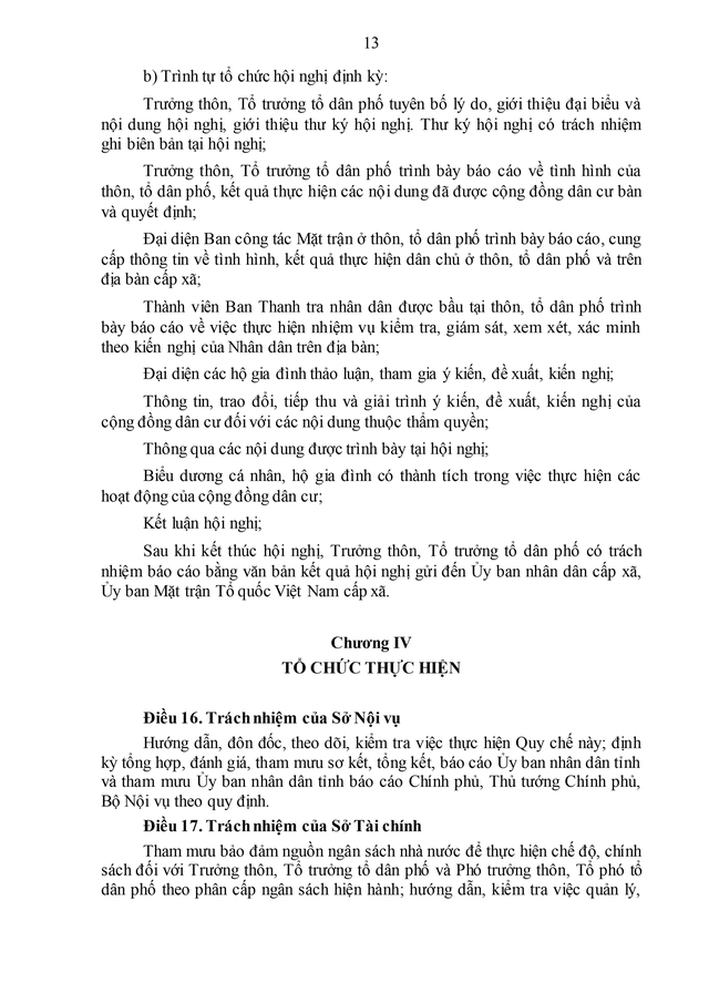 Thanh Hóa ban hành Quy chế tổ chức và hoạt động của thôn, tổ dân phố- Ảnh 15.