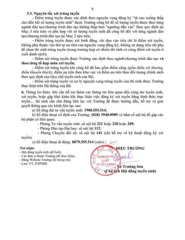 Điểm sàn Trường Đại học Luật thành phố Hồ Chí Minh 2026- Ảnh 9.
