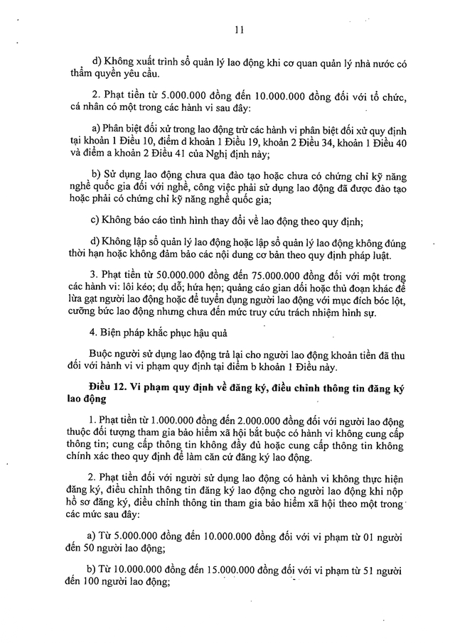 Nghị định 283/2026/NĐ-CP Quy định xử phạt vi phạm hành chính lĩnh vực lao động, BHXH...- Ảnh 11.