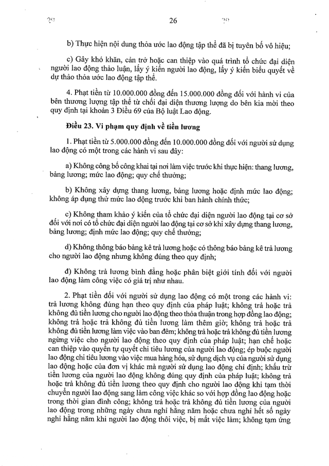 Nghị định 283/2026/NĐ-CP Quy định xử phạt vi phạm hành chính lĩnh vực lao động, BHXH...- Ảnh 26.