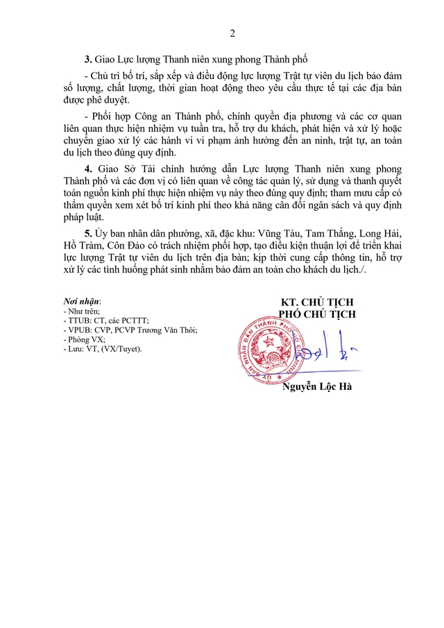 Triển khai lực lượng Trật tự viên du lịch- Ảnh 2.