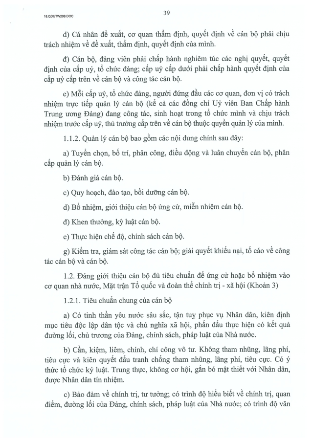 Quy định số 208-QĐ/TW về thi hành Điều lệ Đảng- Ảnh 40.