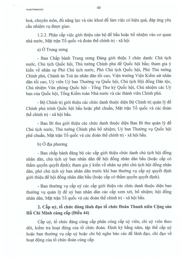 Quy định số 208-QĐ/TW về thi hành Điều lệ Đảng- Ảnh 41.