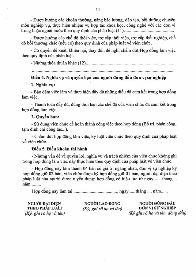Mẫu HỢP ĐỒNG LÀM VIỆC đối với VIÊN CHỨC- Ảnh 7.