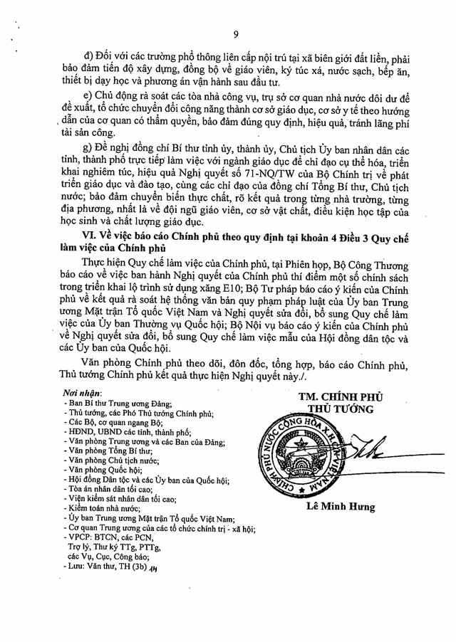 TOÀN VĂN: Nghị quyết phiên họp Chính phủ thường kỳ tháng 6/2026 và Hội nghị trực tuyến Chính phủ với địa phương- Ảnh 10.