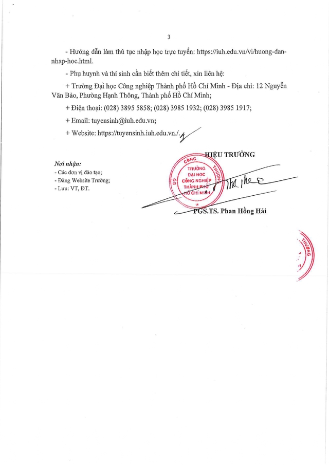 Điểm chuẩn Trường Đại học Công nghiệp TPHCM 2026- Ảnh 4.