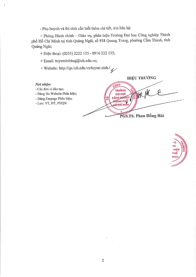 Điểm chuẩn Trường Đại học Công nghiệp TPHCM 2026- Ảnh 6.