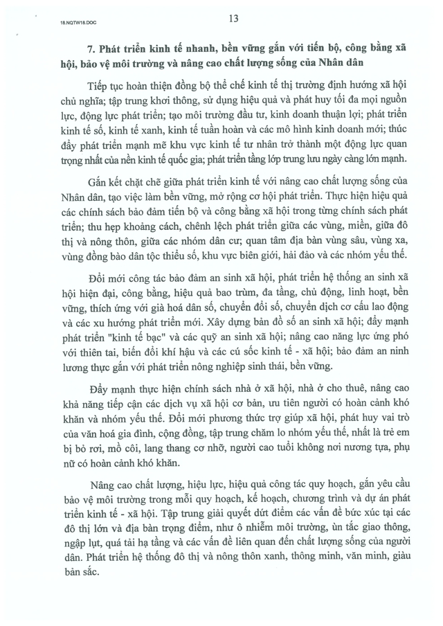 TOÀN VĂN: Nghị quyết số 18-NQ/TW về xây dựng xã hội kỷ cương, an toàn, văn minh, hài hòa, phát triển- Ảnh 13.