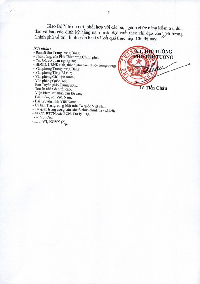 Thủ tướng Chính phủ chỉ thị tăng cường bảo đảm an toàn thực phẩm trong cơ sở giáo dục- Ảnh 5.