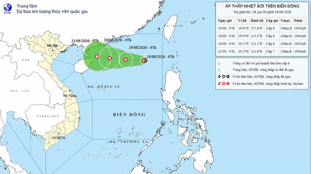 CẬP NHẬT Tin ÁP THẤP NHIỆT ĐỚI, CẢNH BÁO MƯA LỚN, LŨ QUÉT, SẠT LỞ ĐẤT và các chỉ đạo ứng phó- Ảnh 1.