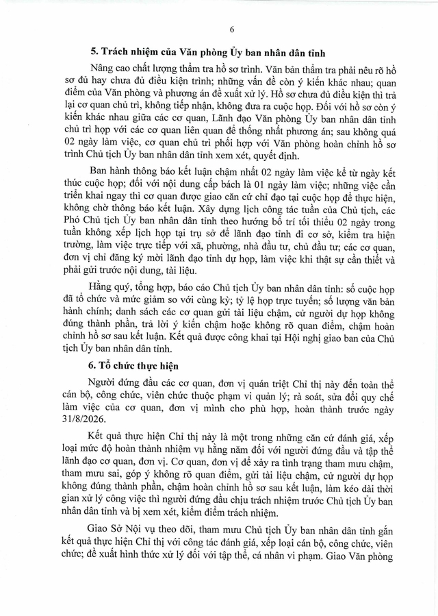 Tăng cường kỷ luật, kỷ cương hành chính; nâng cao chất lượng tham mưu; giảm các cuộc họp không cần thiết, dành thời gian đi cơ sở giải quyết công việc- Ảnh 6.
