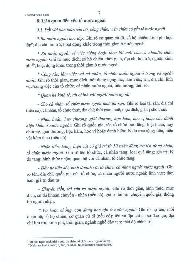 Quy định số 211-QĐ/TW về quản lý hồ sơ cán bộ- Ảnh 57.