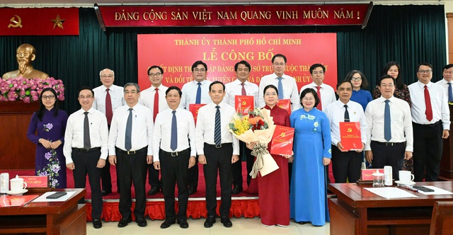 SẮP XẾP BỘ MÁY: THÀNH LẬP MỚI 2 ĐẢNG BỘ, TỔ CHỨC LẠI 1 BAN ĐẢNG THUỘC THÀNH ỦY- Ảnh 1.