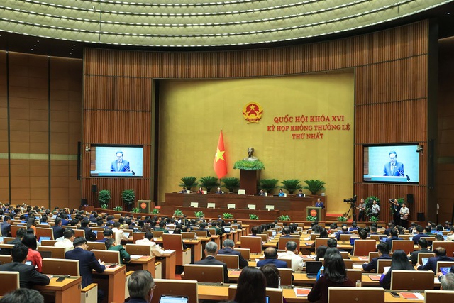 KHAI MẠC KỲ HỌP KHÔNG THƯỜNG LỆ THỨ NHẤT, QUỐC HỘI KHÓA XVI- Ảnh 2.