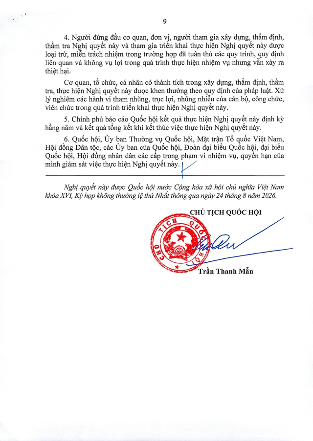 Nghị quyết số 37/2026/QH16 về cơ chế, chính sách đặc thù xử lý vi phạm pháp luật liên quan đến kinh tế; ứng dụng KHCN, đối mới sáng tạo, chuyển đổi số- Ảnh 11.