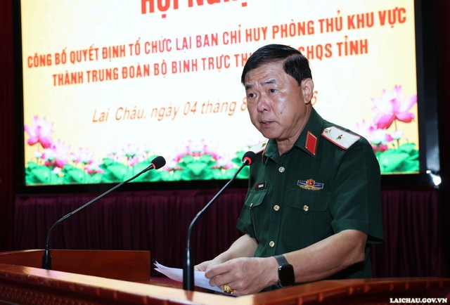 Giải thể, tổ chức lại Ban Chỉ huy Phòng thủ khu vực: Sắp xếp tổ chức quân sự địa phương tinh, gọn, mạnh- Ảnh 3.