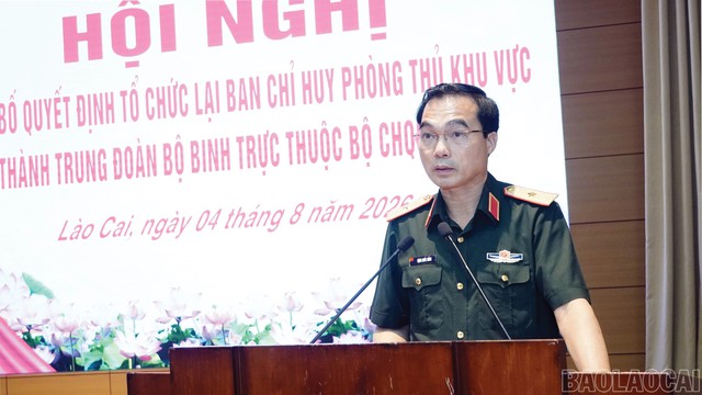 Giải thể, tổ chức lại Ban Chỉ huy phòng thủ khu vực: Nhanh chóng ổn định tổ chức, biên chế, hoạt động nề nếp, hiệu quả- Ảnh 3.