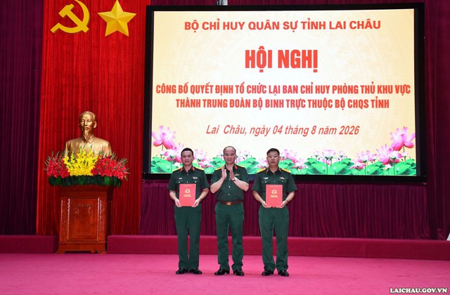 Giải thể, tổ chức lại Ban Chỉ huy Phòng thủ khu vực: Sắp xếp tổ chức quân sự địa phương tinh, gọn, mạnh- Ảnh 1.