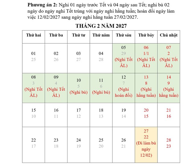 Đề xuất 2 PHƯƠNG ÁN nghỉ NGÀY VĂN HÓA VIỆT NAM 2026- Ảnh 4.