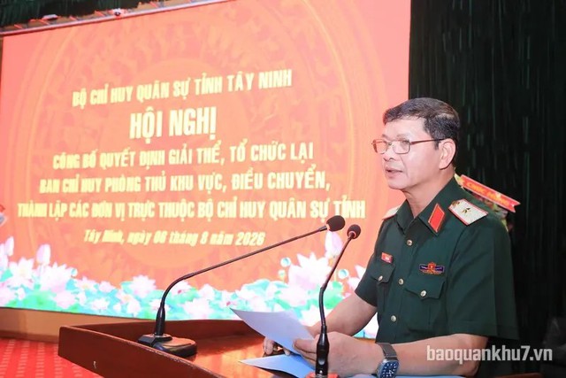 Tổ chức lại Ban chỉ huy Phòng thủ khu vực: Nhanh chóng ổn định tổ chức, sắp xếp nhân sự, giải quyết chế độ cho cán bộ, chiến sĩ- Ảnh 2.