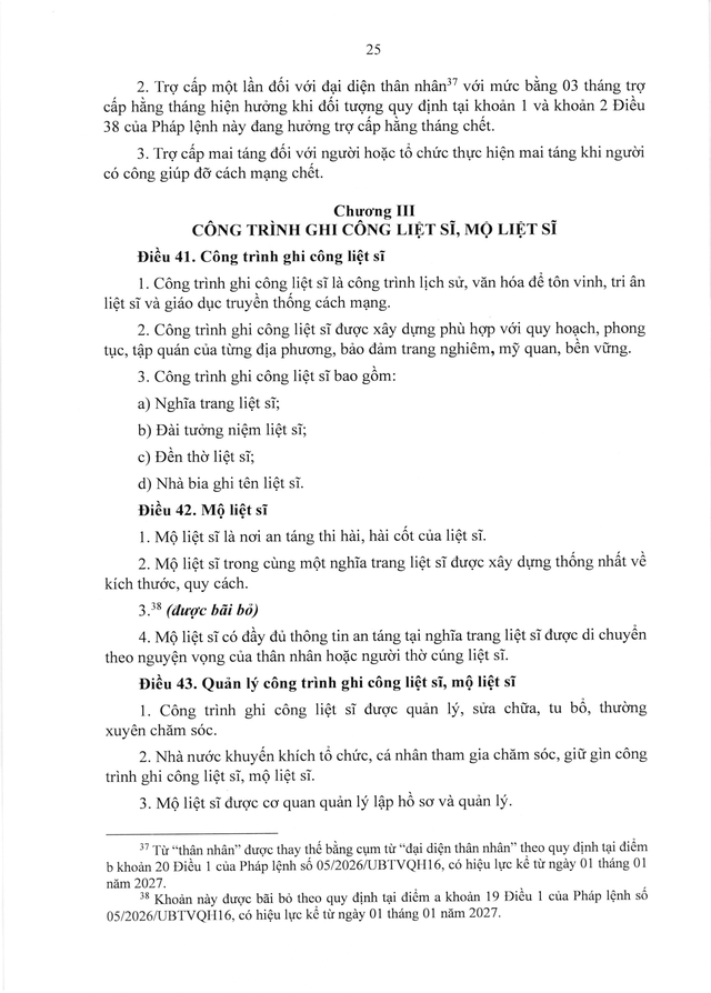PHÁP LỆNH ƯU ĐÃI NGƯỜI CÓ CÔNG VỚI CÁCH MẠNG- Ảnh 26.