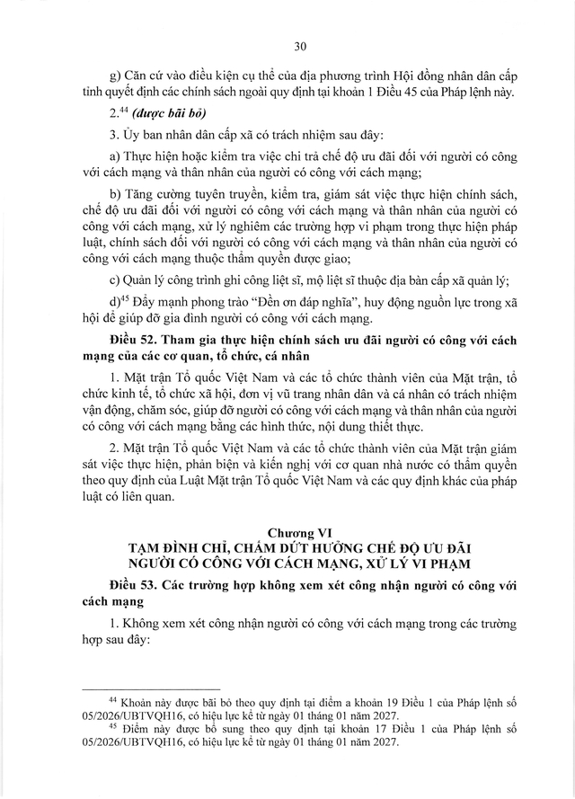PHÁP LỆNH ƯU ĐÃI NGƯỜI CÓ CÔNG VỚI CÁCH MẠNG- Ảnh 31.