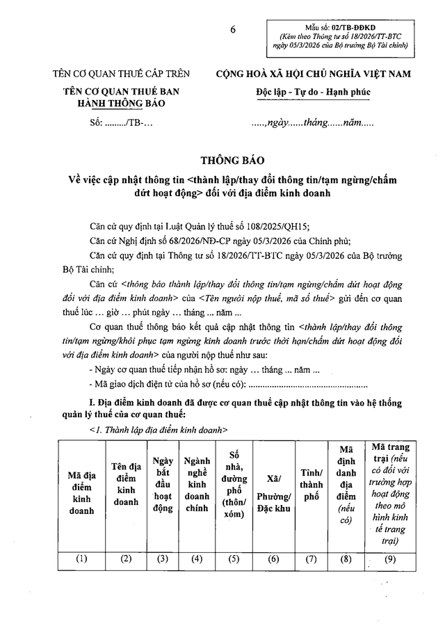 Quy định về hồ sơ, thủ tục quản lý thuế- Ảnh 14.