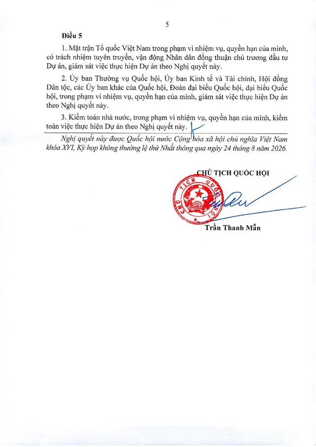 Nghị quyết số 38/2026/QH16 đầu tư Dự án đường Vành đai 5 - Vùng Thủ đô Hà Nội- Ảnh 7.