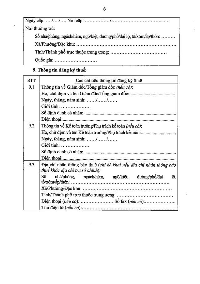 ĐĂNG KÝ DOANH NGHIỆP: Chi tiết 80 biểu mẫu- Ảnh 31.