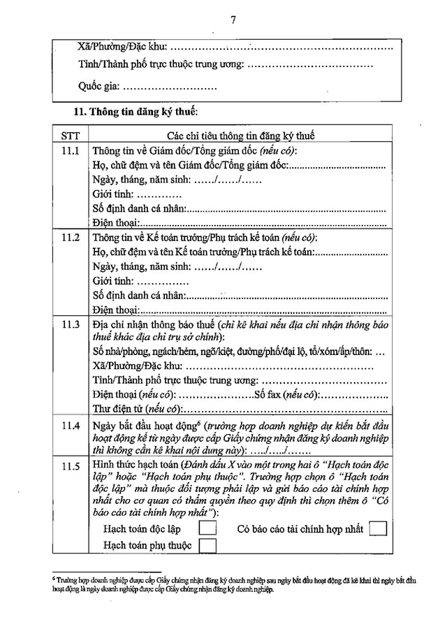 ĐĂNG KÝ DOANH NGHIỆP: Chi tiết 80 biểu mẫu- Ảnh 41.