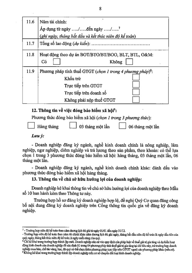 ĐĂNG KÝ DOANH NGHIỆP: Chi tiết 80 biểu mẫu- Ảnh 42.
