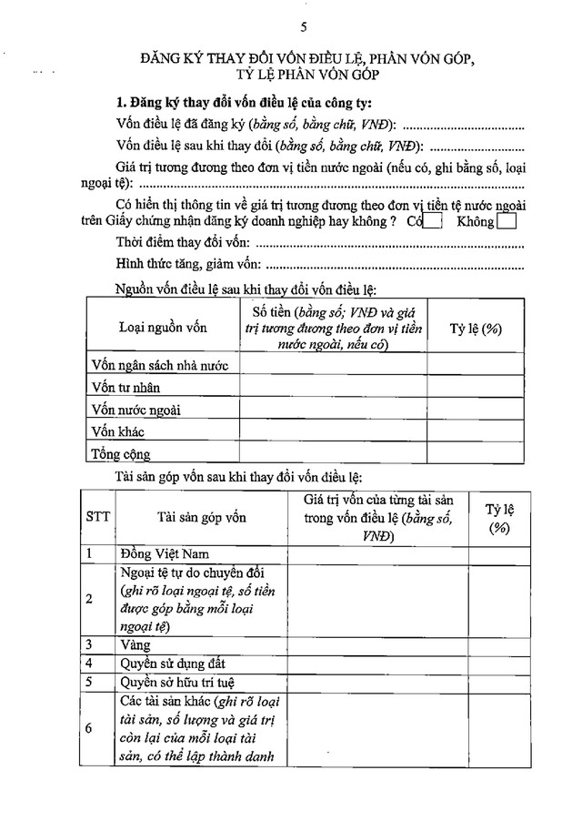 ĐĂNG KÝ DOANH NGHIỆP: Chi tiết 80 biểu mẫu- Ảnh 66.