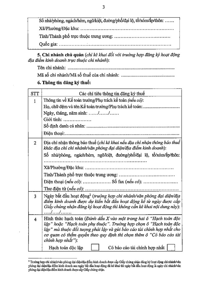ĐĂNG KÝ DOANH NGHIỆP: Chi tiết 80 biểu mẫu- Ảnh 90.