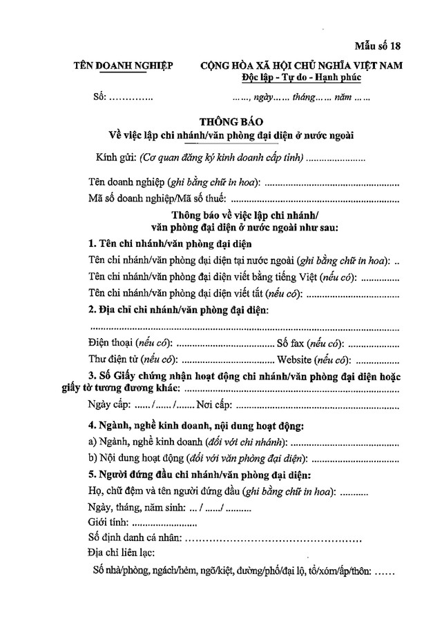 ĐĂNG KÝ DOANH NGHIỆP: Chi tiết 80 biểu mẫu- Ảnh 93.