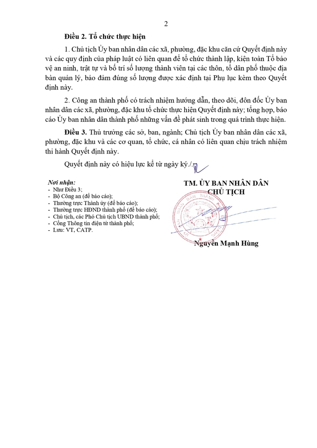 Số lượng Tổ bảo vệ an ninh, trật tự; số lượng thành viên Tổ bảo vệ an ninh, trật tự tại thôn, tổ dân phố- Ảnh 2.