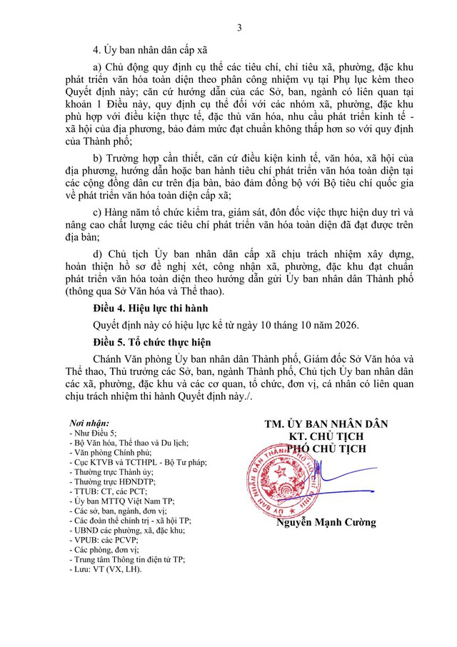 Bộ tiêu chí PHÁT TRIỂN VĂN HÓA toàn diện cấp xã- Ảnh 3.