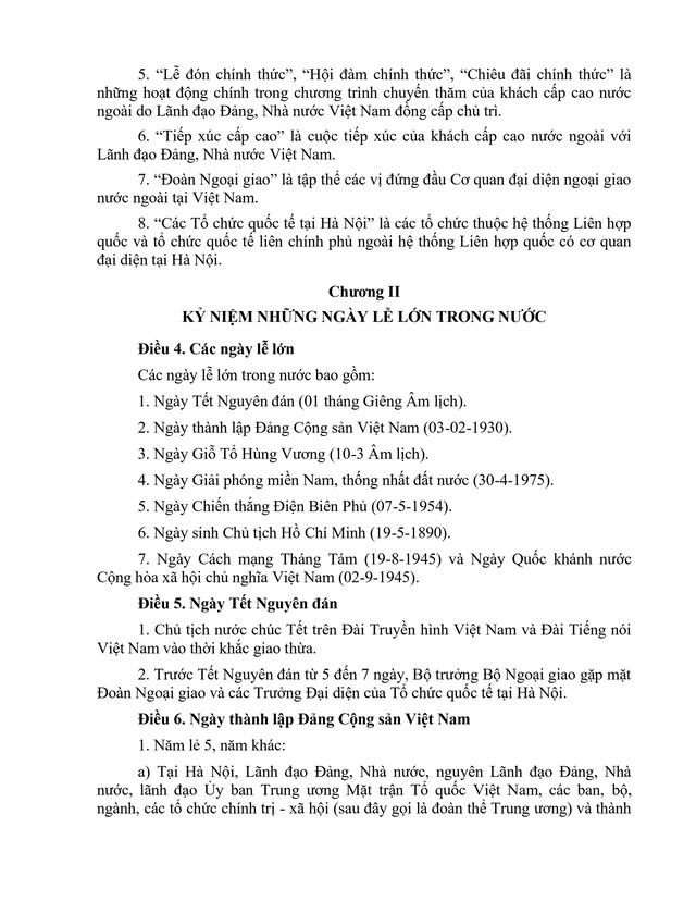 Quy định về tổ chức ngày kỷ niệm; nghi thức trao tặng, đón nhận hình thức khen thưởng, danh hiệu;...- Ảnh 4.