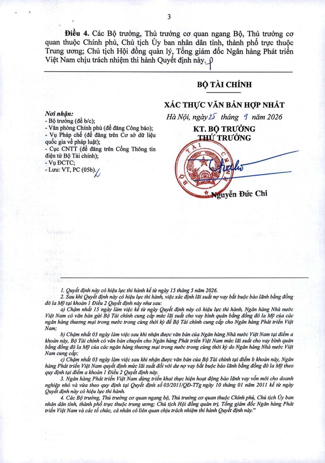 Quy chế bảo lãnh cho doanh nghiệp nhỏ và vừa vay vốn tại ngân hàng thương mại- Ảnh 3.
