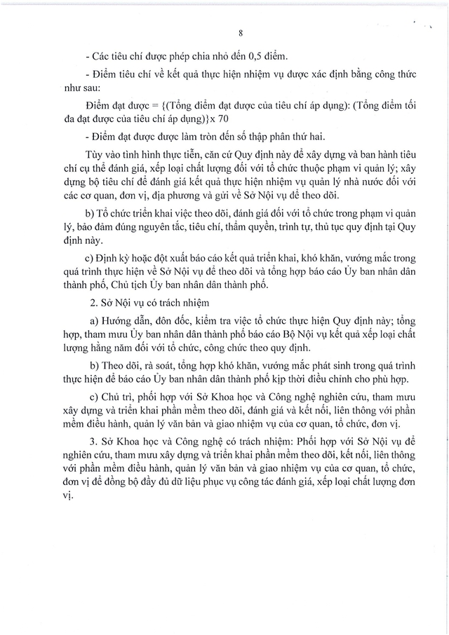 Tiêu chí đánh giá, xếp loại chất lượng với cơ quan hành chính nhà nước- Ảnh 10.