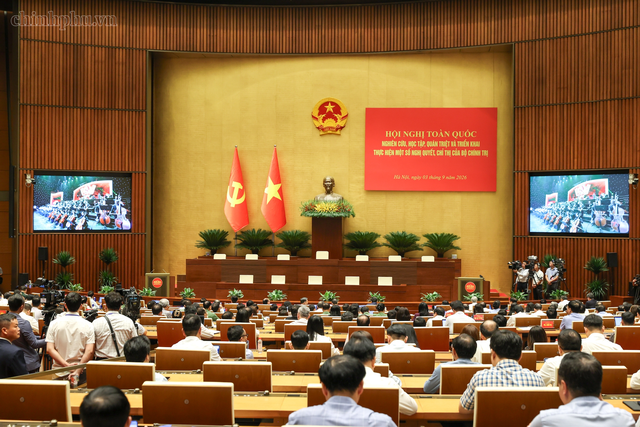 HỘI NGHỊ TOÀN QUỐC QUÁN TRIỆT, TRIỂN KHAI THỰC HIỆN 6 NGHỊ QUYẾT, CHỈ THỊ CỦA BỘ CHÍNH TRỊ- Ảnh 11.