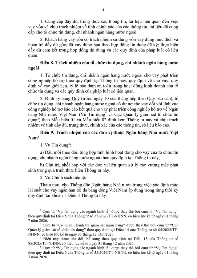 Hướng dẫn chính sách cho vay phát triển công nghiệp hỗ trợ- Ảnh 4.